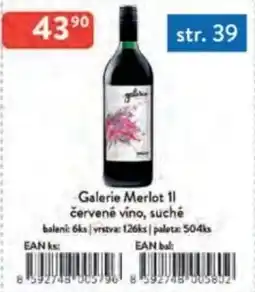 Qanto Galerie Merlot 11 červené víno, suché nabídka