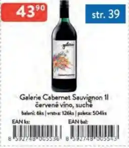 Qanto Galerie Cabernet Sauvignon červené víno, suche nabídka