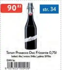 Qanto Tonon Prosecco Doc Frizzante nabídka