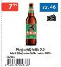 Qanto Pivoj světlý ležák nabídka