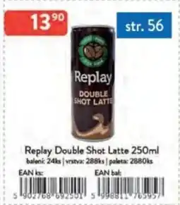 Qanto Replay Double Shot Latte nabídka
