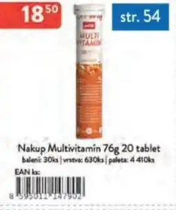 Qanto Nakup Multivitamin 20 tablet nabídka
