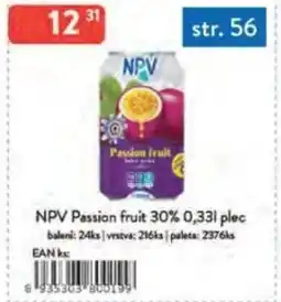 Qanto NPV Passion fruit 30% plec nabídka