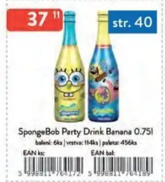Qanto SpongeBob Party Drink Banana nabídka