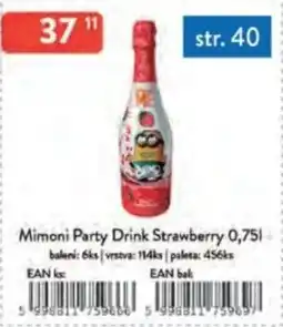 Qanto Mimoni Party Drink Strawberry nabídka