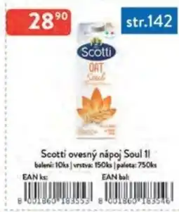 Qanto Scotti ovesný nápoj Soul nabídka