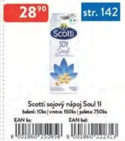 Qanto Scotti sojový nápoj Soul nabídka