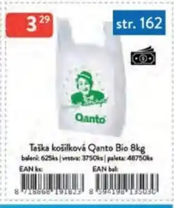 Qanto Taška košilková Qanto Bio nabídka