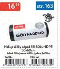 Qanto Nakup sáčky odpad 35 l 50ks HDPE nabídka