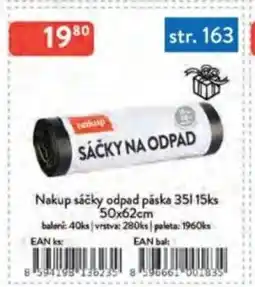 Qanto Nakup sáčky odpad páska 35 l 15ks nabídka