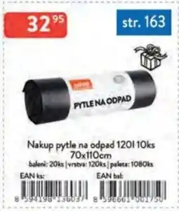 Qanto Nakup pytle na odpad 120 l 10ks nabídka