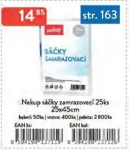 Qanto Nakup sáčky zamrazovaci 25ks nabídka