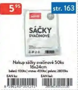 Qanto Nakup sáčky svačinové 50ks nabídka