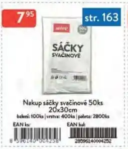 Qanto Nakup sáčky svačinové 50ks nabídka