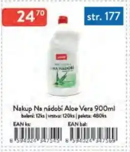 Qanto Nakup Na nádobí Aloe Vera nabídka
