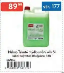 Qanto Nakup Tekuté mýdlo s vůní oliv nabídka