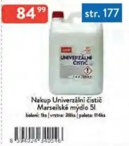 Qanto Nakup Univerzální čistič Marseilské mýdlo nabídka
