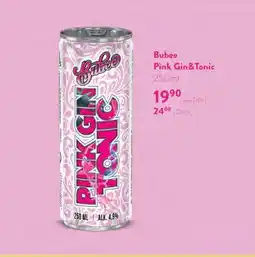 Qanto Bubee Pink Gin&Tonic nabídka