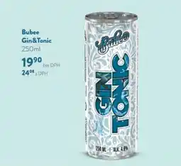 Qanto Bubee Gin&Tonic nabídka