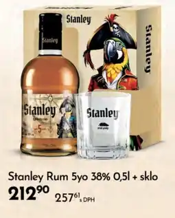 Qanto Stanley Rum 5yo 38% nabídka