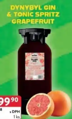 Qanto Dynybyl gin & tonic spritz grapefruit nabídka
