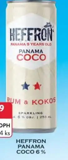 Qanto Heffron Panama coco 6% nabídka