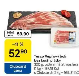 Tesco Tesco Vepřový bok bez kosti plátky nabídka