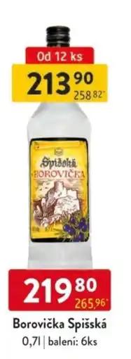 Qanto Borovička Spišská nabídka