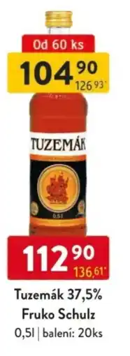 Qanto Tuzemák 37,5% Fruko Schulz nabídka