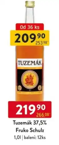 Qanto Tuzemák 37,5% Fruko Schulz nabídka