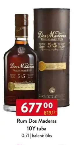 Qanto Rum Dos Maderas 10Y tuba nabídka