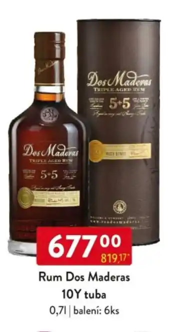Qanto Rum Dos Maderas 10Y tuba nabídka
