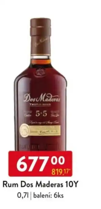 Qanto Rum Dos Maderas 10Y nabídka