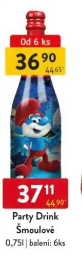 Qanto Party Drink Šmoulové nabídka