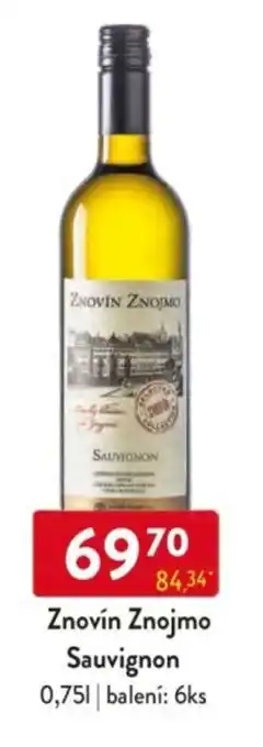Qanto Znovín Znojmo Sauvignon nabídka