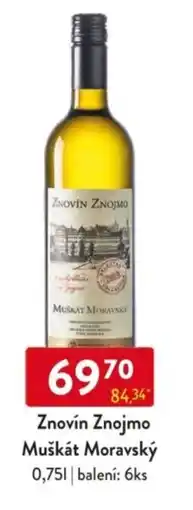 Qanto Znovín Znojmo Muškát Moravský nabídka