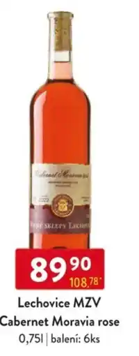 Qanto Lechovice MZV Cabernet Moravia rose nabídka