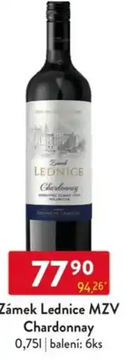 Qanto Zámek Lednice MZV Chardonnay nabídka