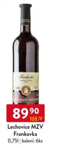 Qanto Lechovice MZV Frankovka nabídka
