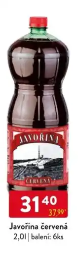 Qanto Javořina červená nabídka