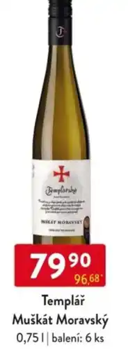 Qanto Templář Muškát Moravský nabídka