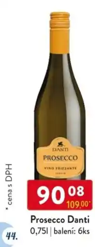 Qanto Prosecco Danti nabídka