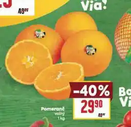 Billa Pomeranč nabídka