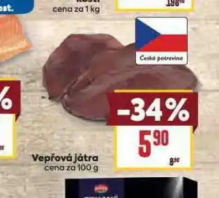 Billa Vepřová játra nabídka