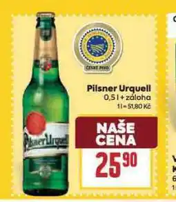 Billa Pivo pilsner urquell nabídka