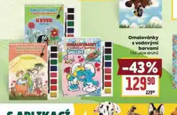 Billa Omalovánky s vodovými barvami nabídka