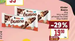 Billa Kinder bueno nabídka