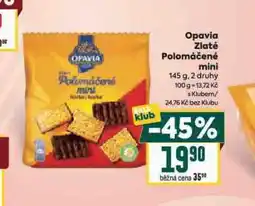 Billa Opavia zlaté polomáčené mini nabídka