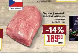 Billa Vepřový váleček falešná svíčková nabídka