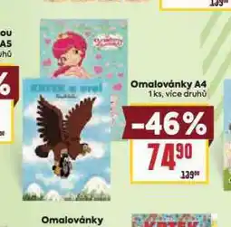 Billa Omalovánky a4 nabídka